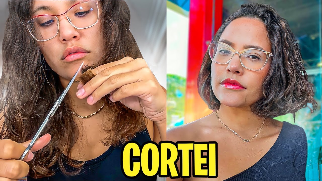 CORTEI O MEU CABELO SOZINHA - RAFAELLA BALTAR
