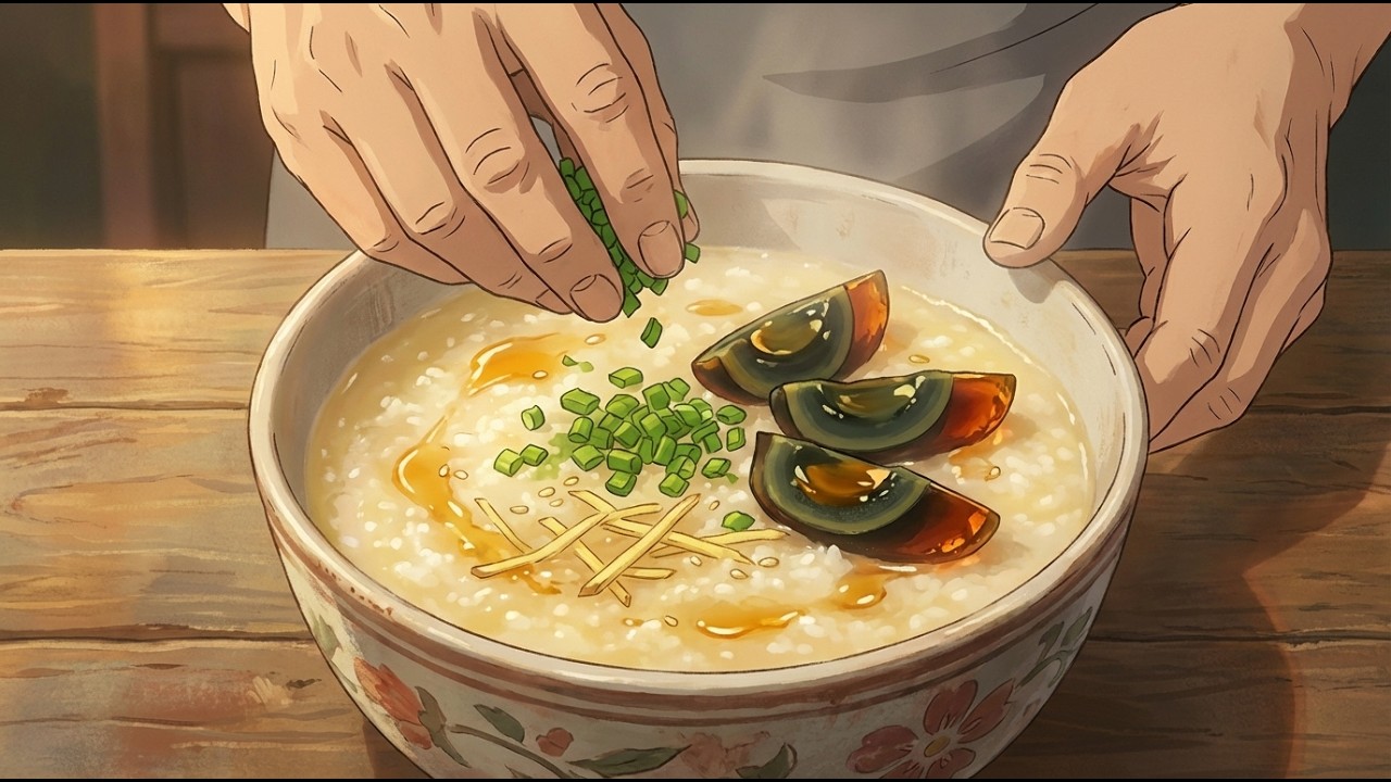 Peaceful Life in the Forest 🌿 Making Century Eggs from Scratch & Pork Porridge | Ghibli-Style ASMR