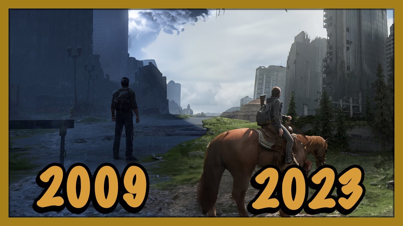 Evolution of  The Last of Us Games 2009 - 2023