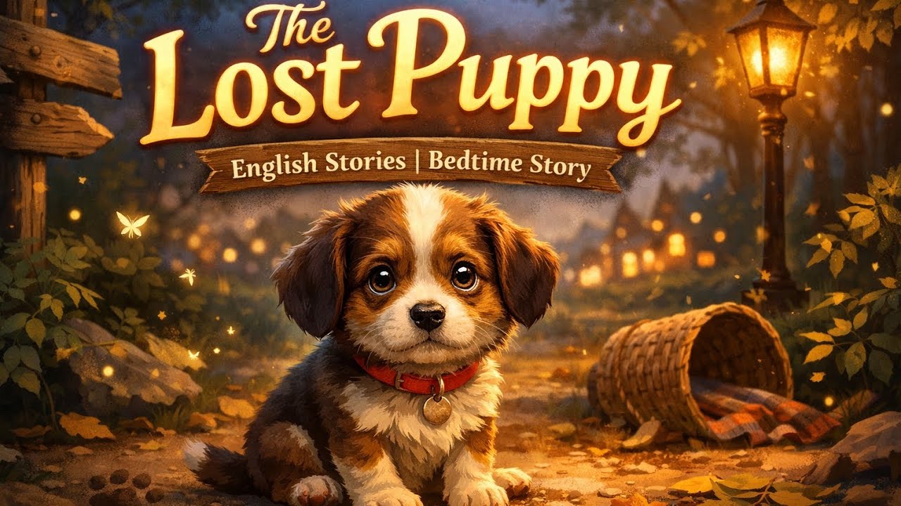 The lost puppy story।। english stories।ll bedtime stories ❤️