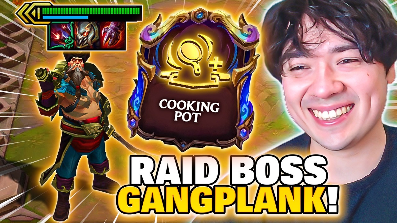 I Gave This Gangplank OVER 6000 HP With COOKING POT?!