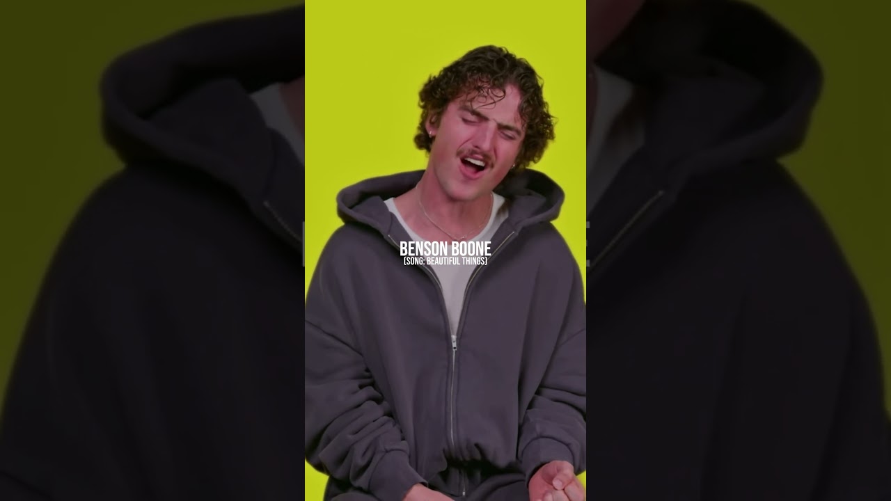 Benson Boone&rsquo;s raw vocals are actually ridiculous 🤯 #bensonboone #noautotune  #beautifulthings