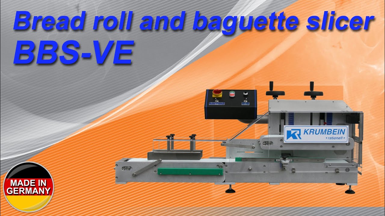 KRUMBEIN BBS VE Bread roll and baguette slicer