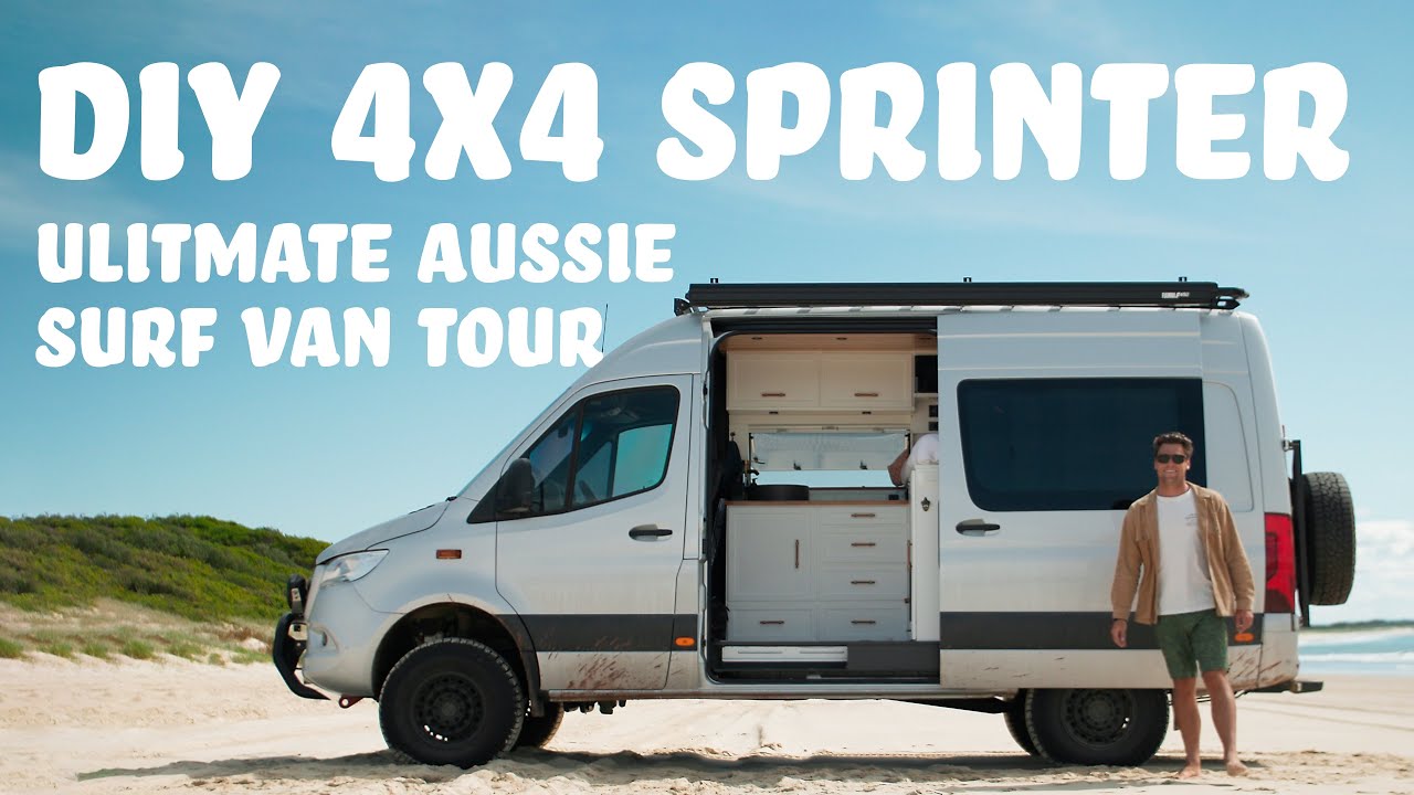 VAN TOUR: 4x4 Sprinter Conversion│Our Ultimate Off-Road Surf Van