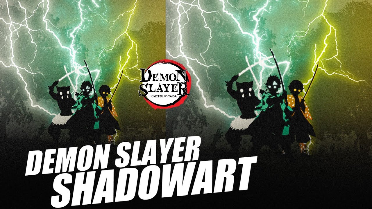 Demon slayer shadowart | PS Touch CC tutorial | HD manipulation