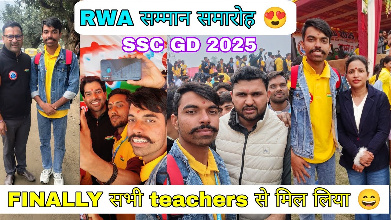 SSC GD RWA SAMMAN SAMAROH 2025 . SSC GD 2025 SAMMAN SAMAROH RWA SSC WARRIORS.