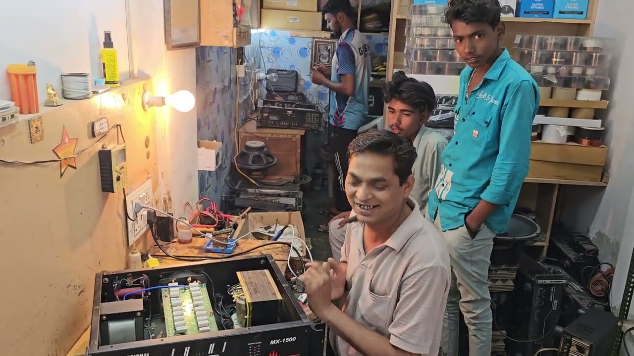 1500 Watt Amplifier Repair ll power Jyada Aane Se wiring pura Jal Gaya Kya Karen ll