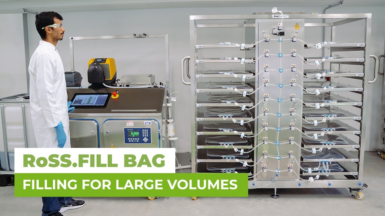 RoSS.FILL Bag // Single-use aseptic fill-filtration system for bags