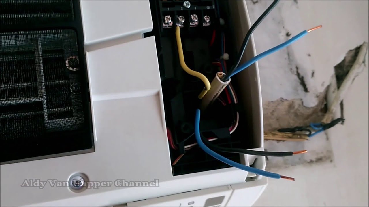 Cara pasang kabel AC Daikin