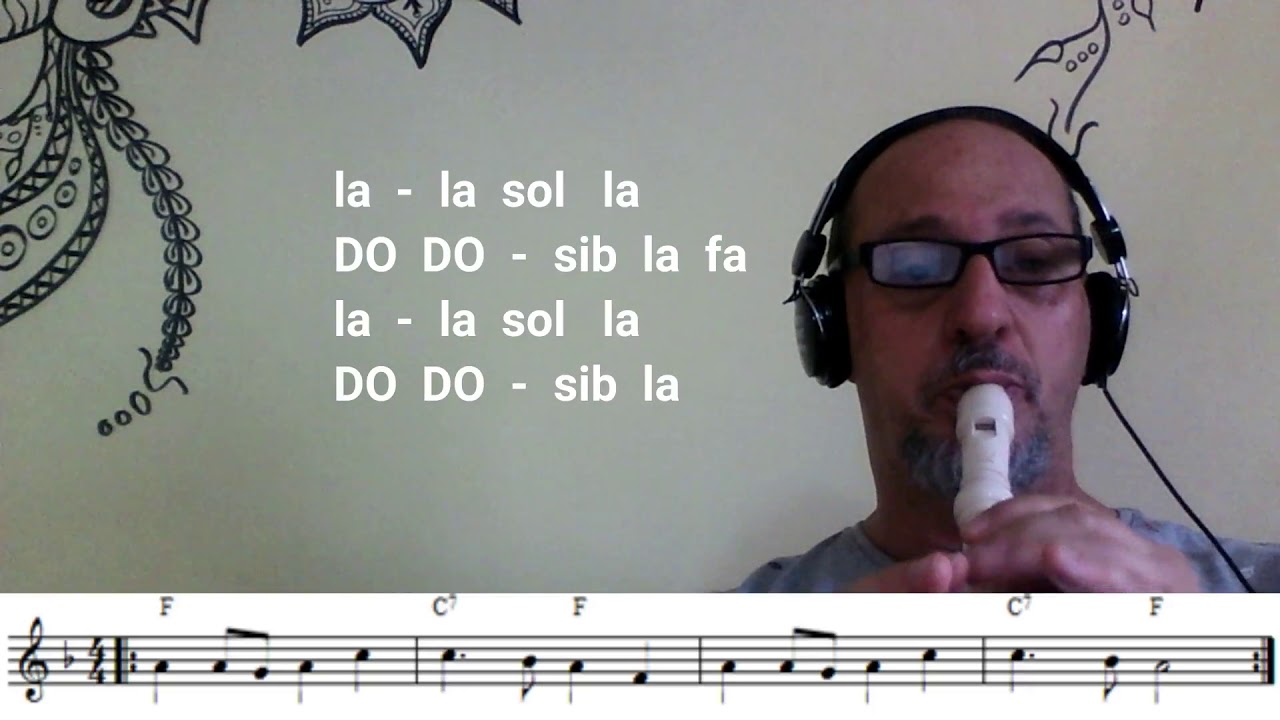 Flauta doce 10 -  Gloria in excelsis Deo  -  Xyko Mestre #flauta #música