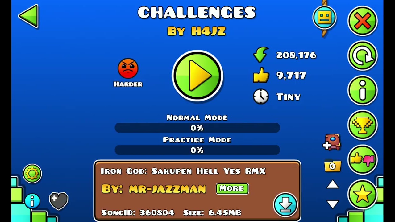 Geometry dash oynuyorum gün 4