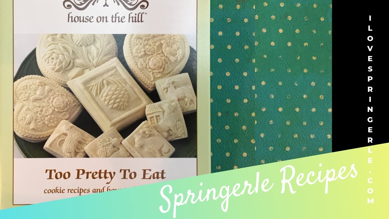Recipes Galore! Make Springerle, Frankfurter Brenten, Speculaas, and Gingerbread Cookies