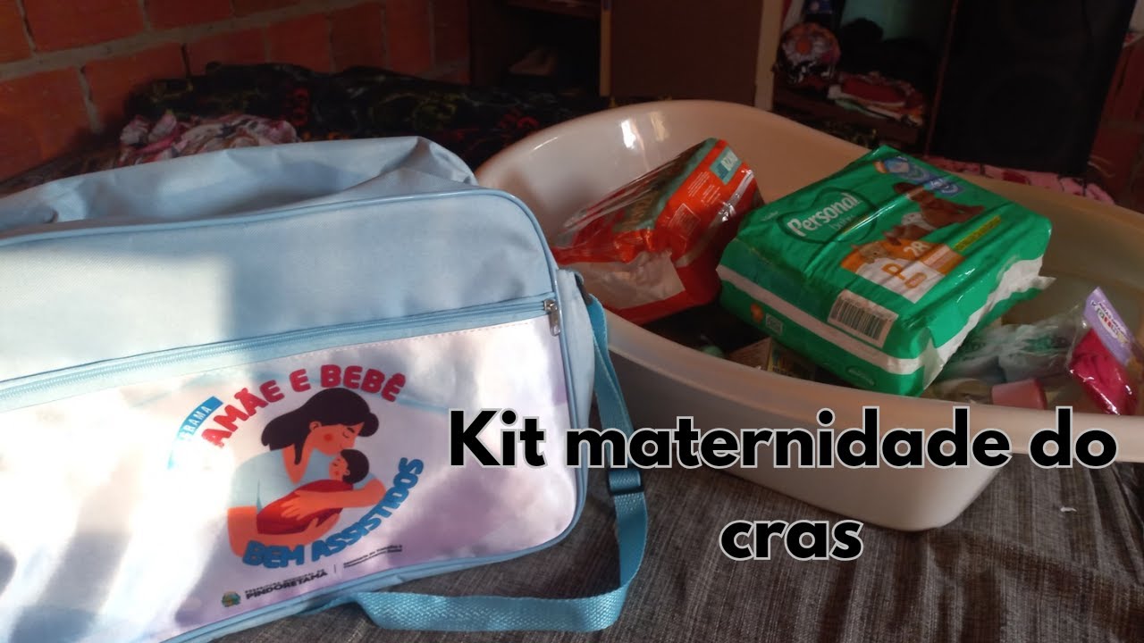 Kit maternidade/ Kit bebê do cras da minha cidade