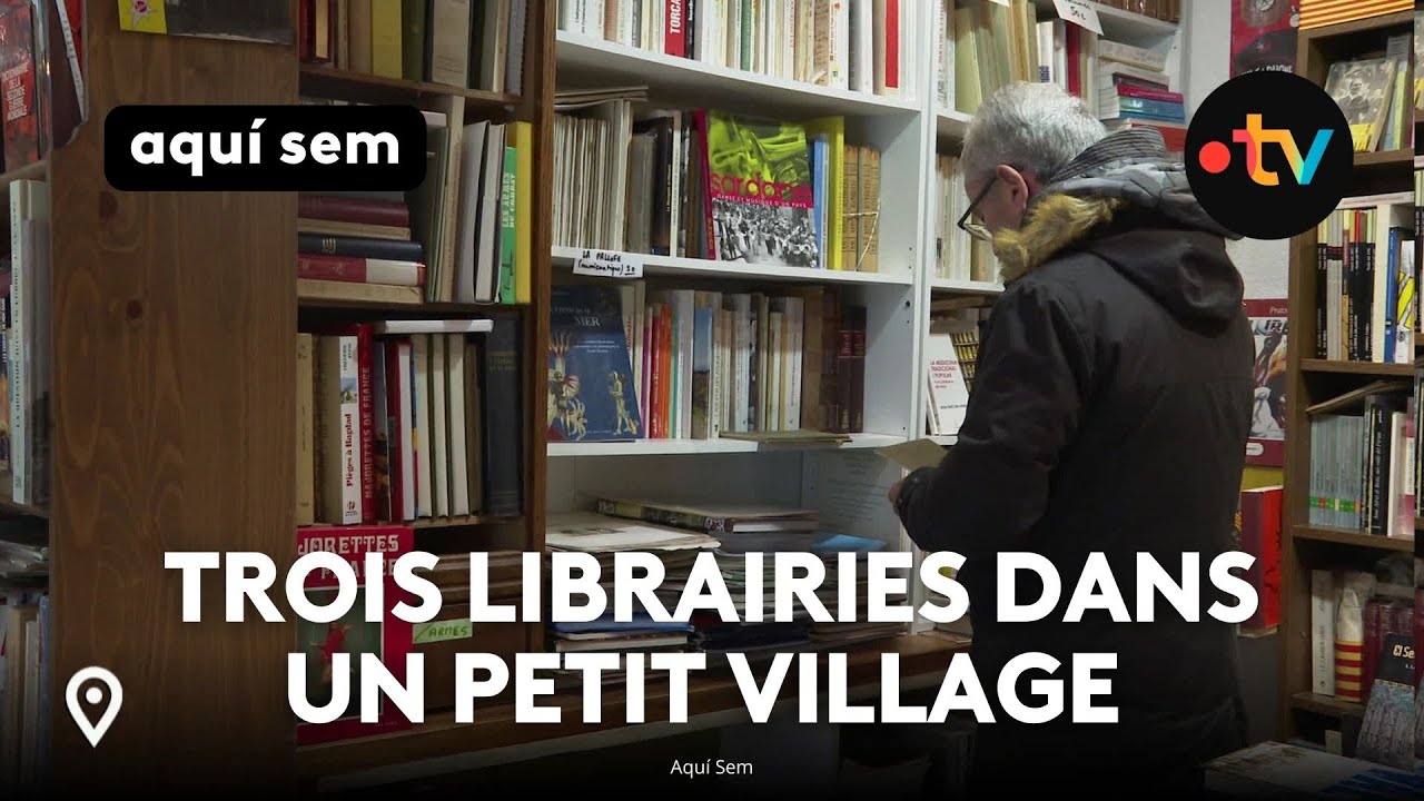 Trois librairies dans un petit village reculé des Pyrénées-Orientales