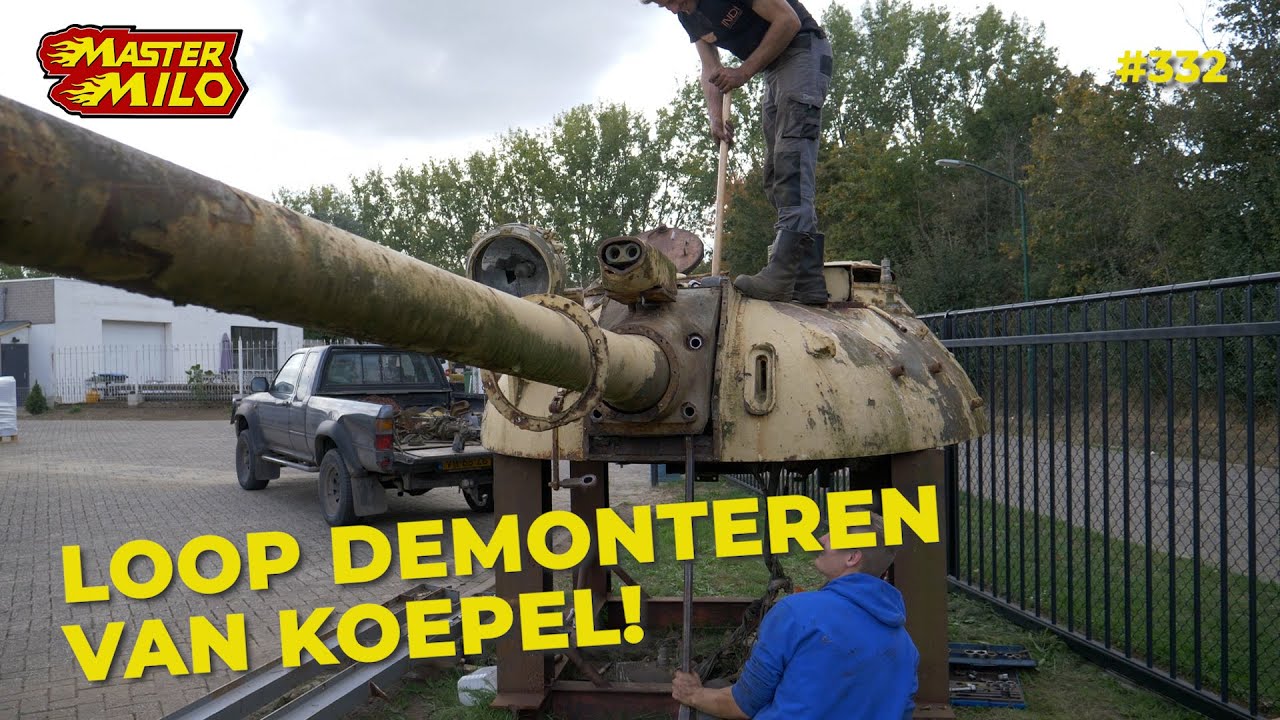 Tank koepel onderdelen demonteren! #332