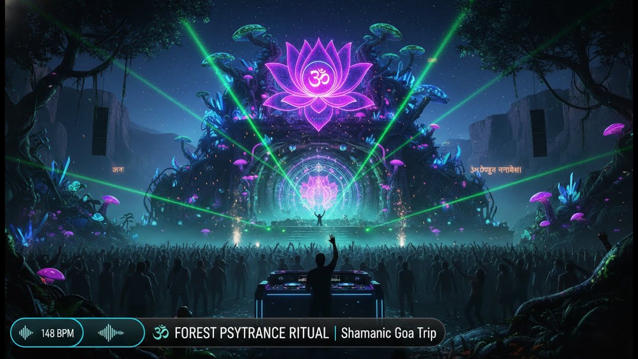 Indian Forest Psytrance 🕉️ | Intense 148 BPM Tribal Groove | Morphing FM Leads & Wide Mix