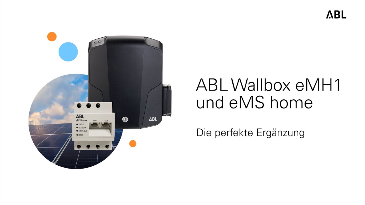 Die Ladelösung für Ihr Zuhause - Die Wallbox eMH1 und eMS home | Connectivity & eMobility by ABL
