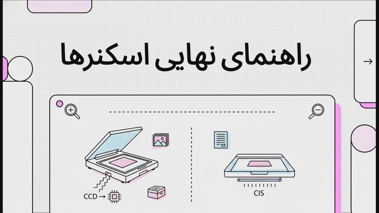 انواع اسکنر و کاربرد آن‌ها | راهنمای خرید اسکنر خانگی و اداری 🔍