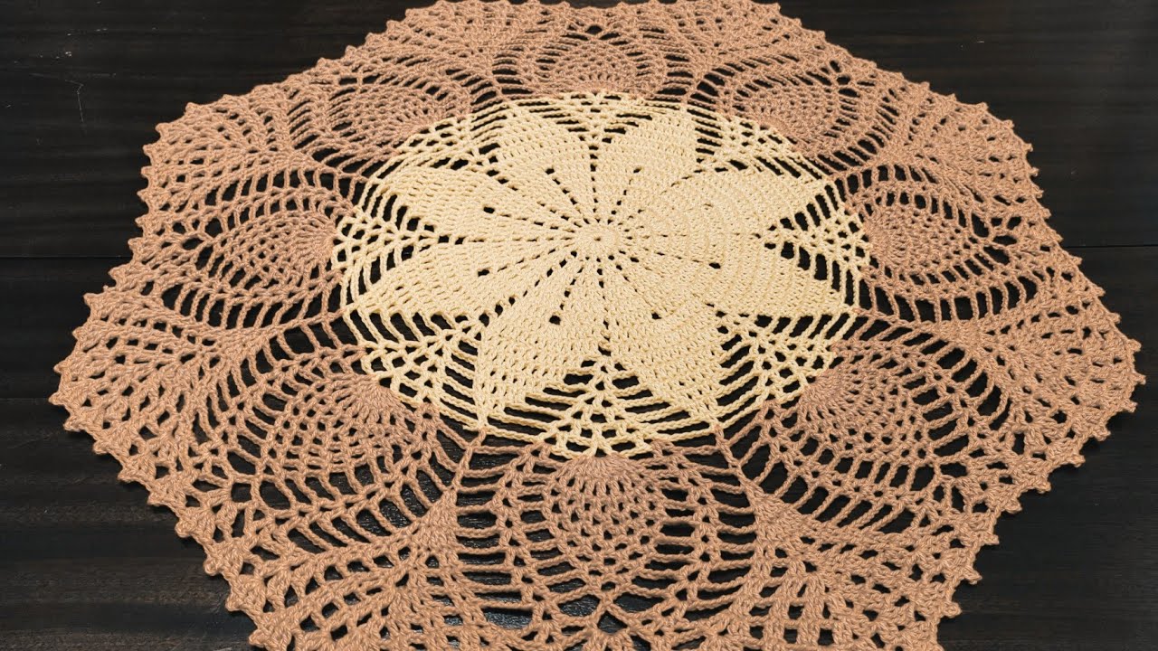 Crochet Vintage Pineapple Octagonal
