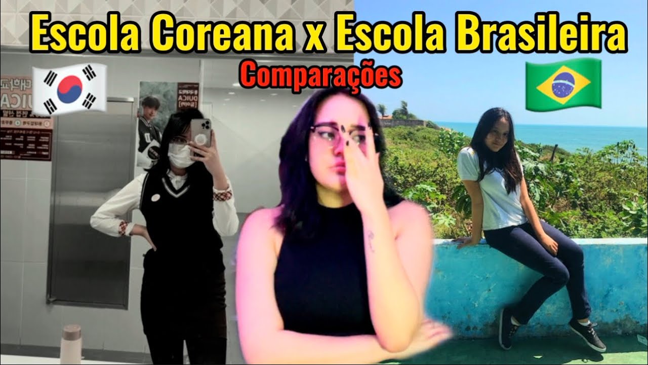 Escola Coreana🇰🇷 x Escola Brasileira🇧🇷- comparações