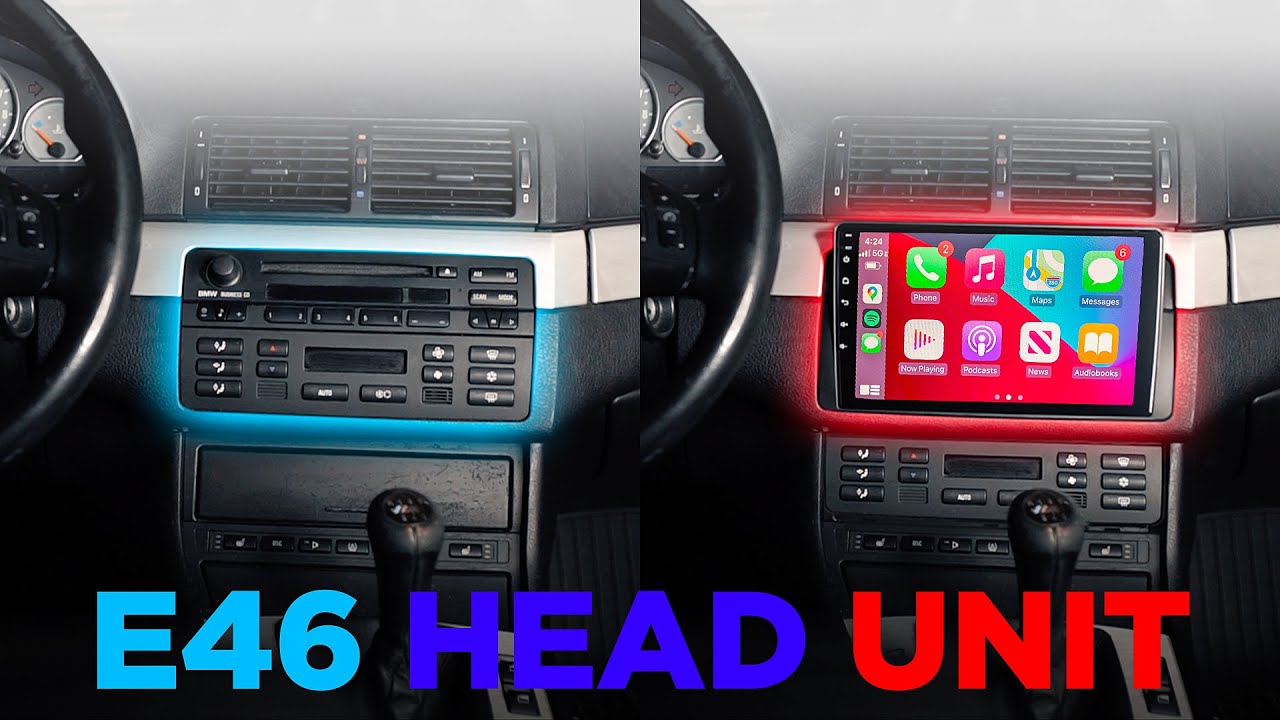 NEW E46 CARPLAY HEADUNIT - Unboxing / Install / Features - E46A12S - EASY Plug and Play! Tutorial