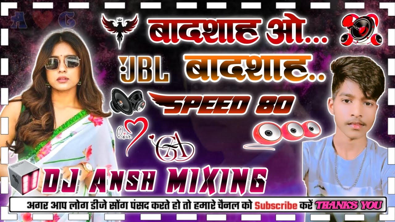 Baadshah O Baadshah [Hard Dolki Mix] #Hindi DJ  Song Mix By Dj ansh Mixing...#DhimanDJ