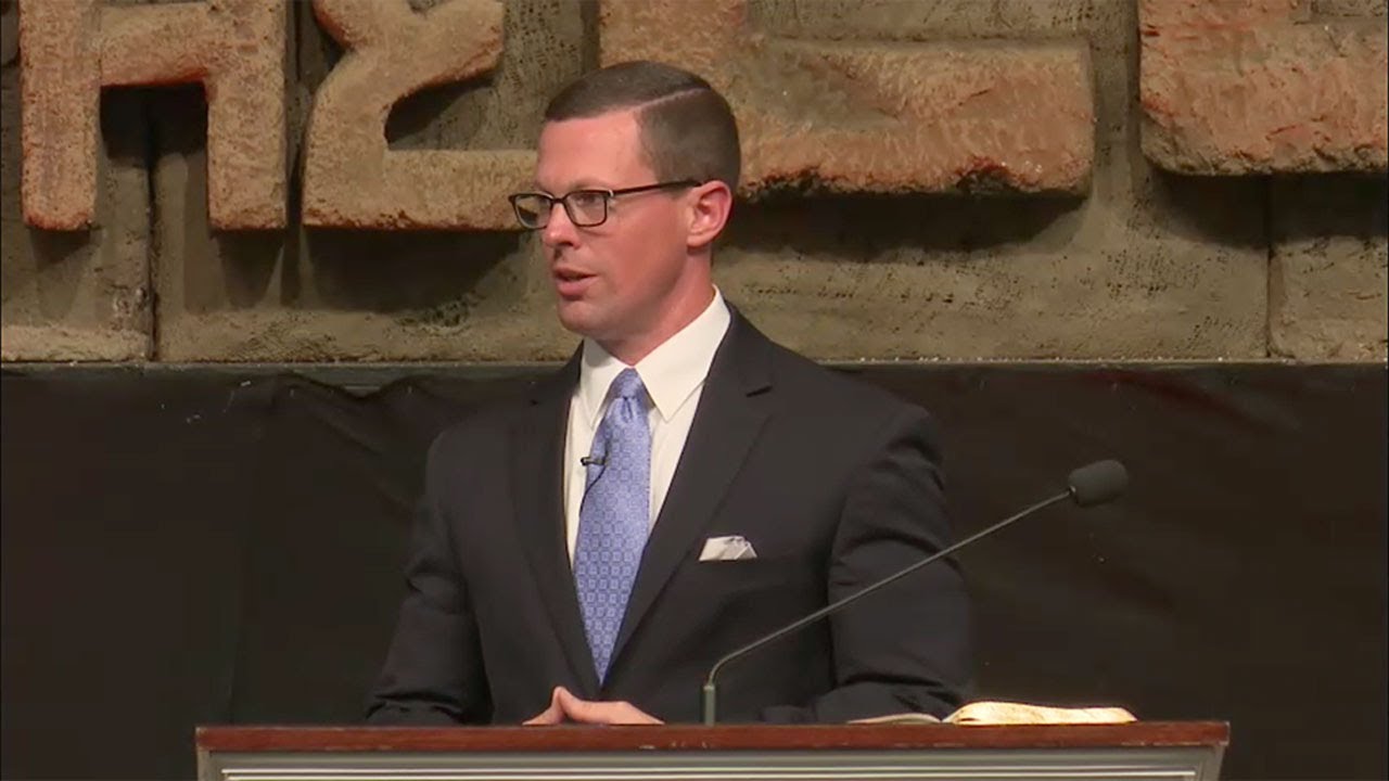 Bro. Justin Cooper preaching 