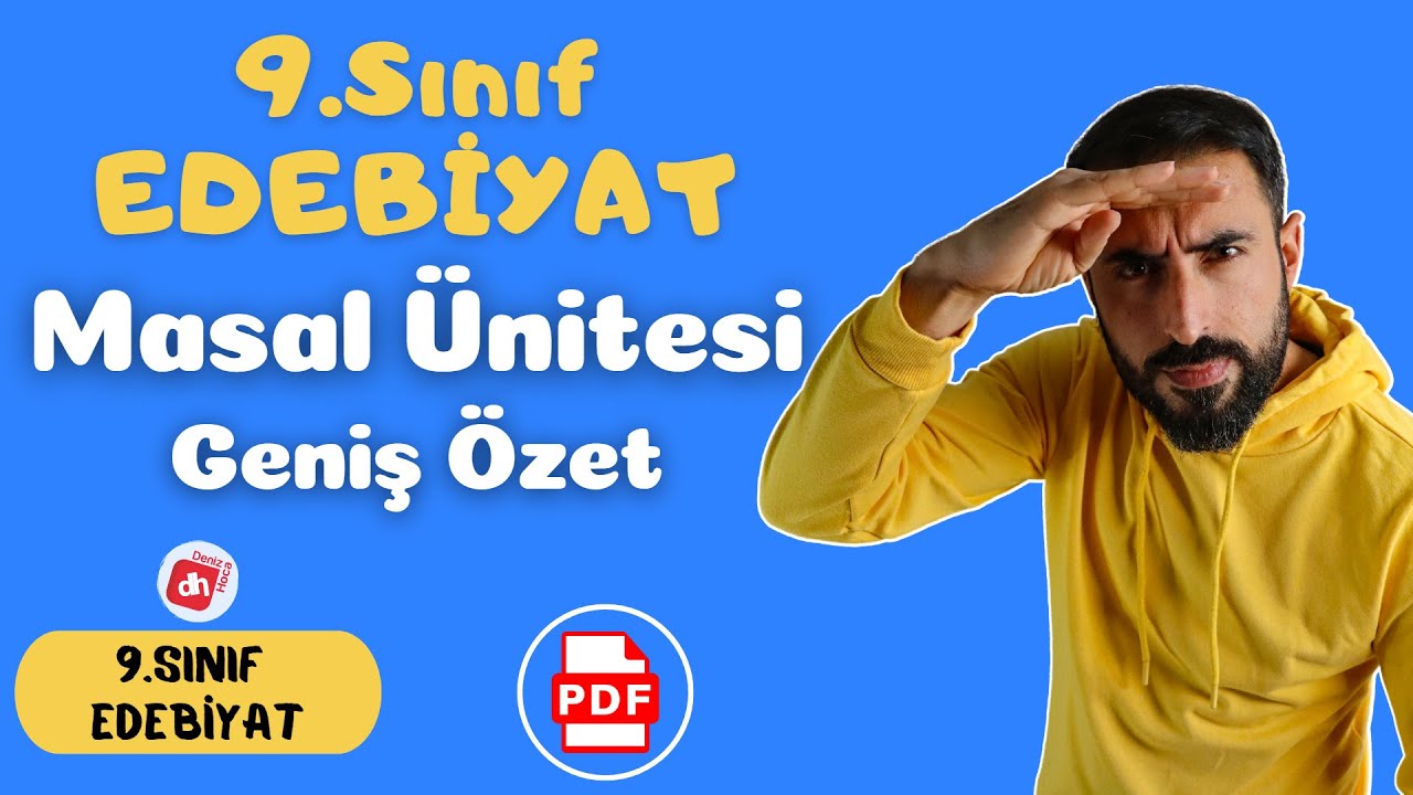 9.SINIF TÜRK DİLİ VE EDEBİYATI MASAL ÜNİTESİ +PDF 📌 - 9.Sınıf Edebiyat Masal Ünitesi Hazırlık 📕📘