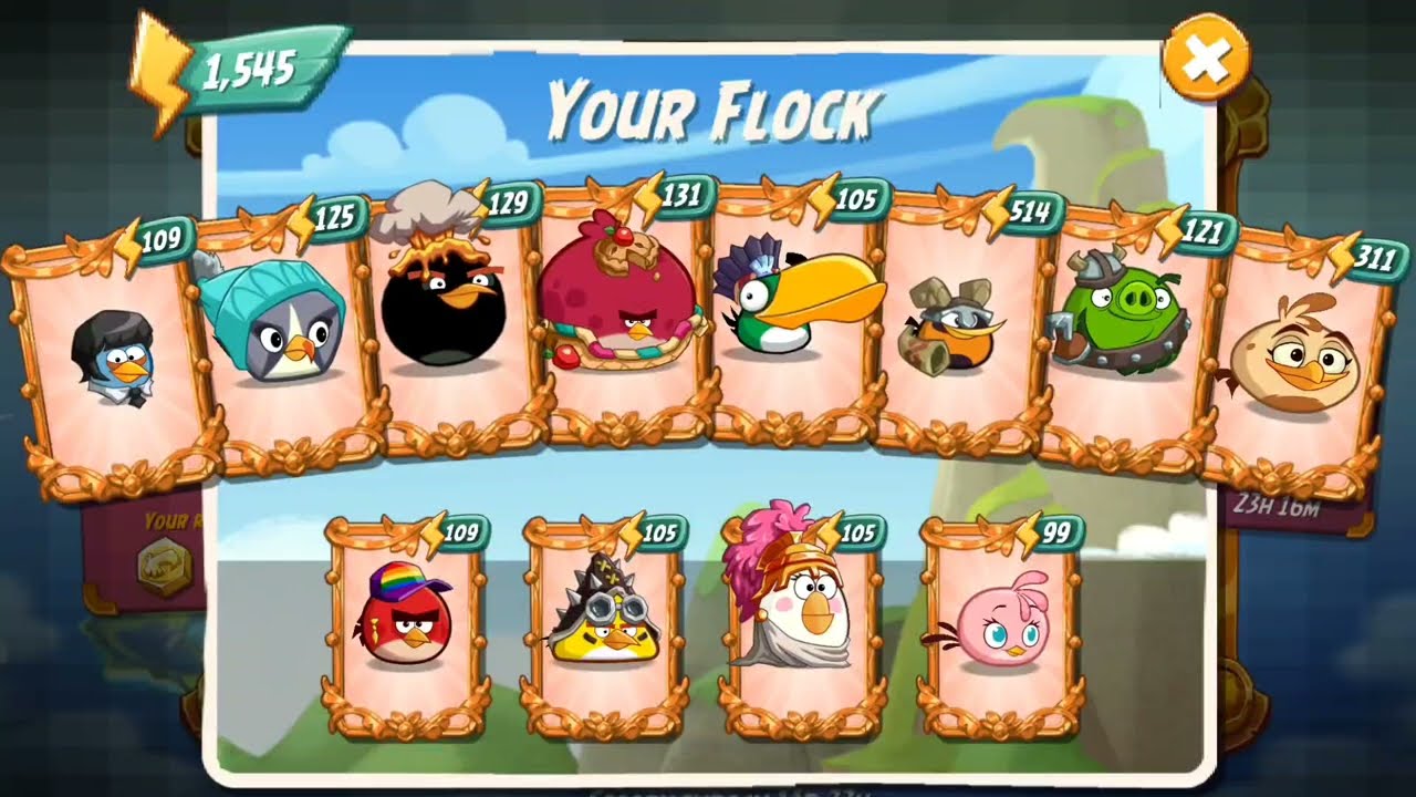 Angry birds 2 mighty eagle bootcamp Mebc 24 sep 2025 without extra birds 13 rooms#ab2 mebc today