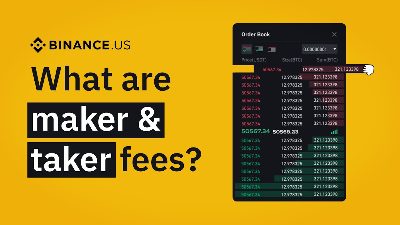What Are Maker & Taker Fees? | Binance.US