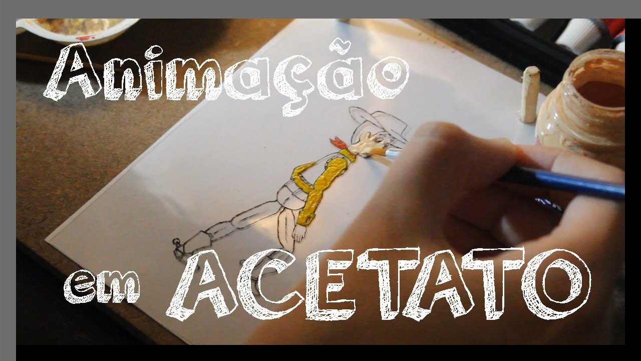 TESTANDO animação em ACETATO (ANIMAÇÃO CLÁSSICA)