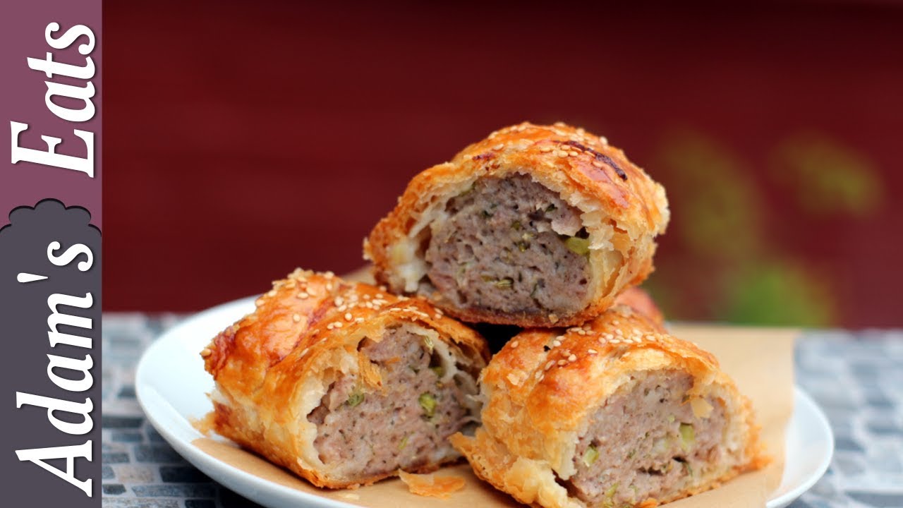 Sausage rolls with fennel seeds and sage