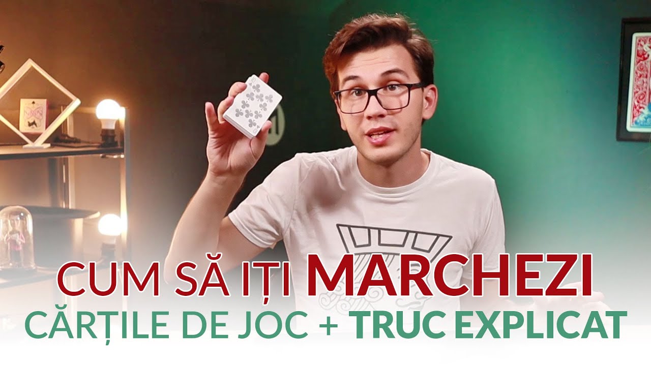 Carti de joc marcate  - Cum sa le faci tu + tutorial truc de magie