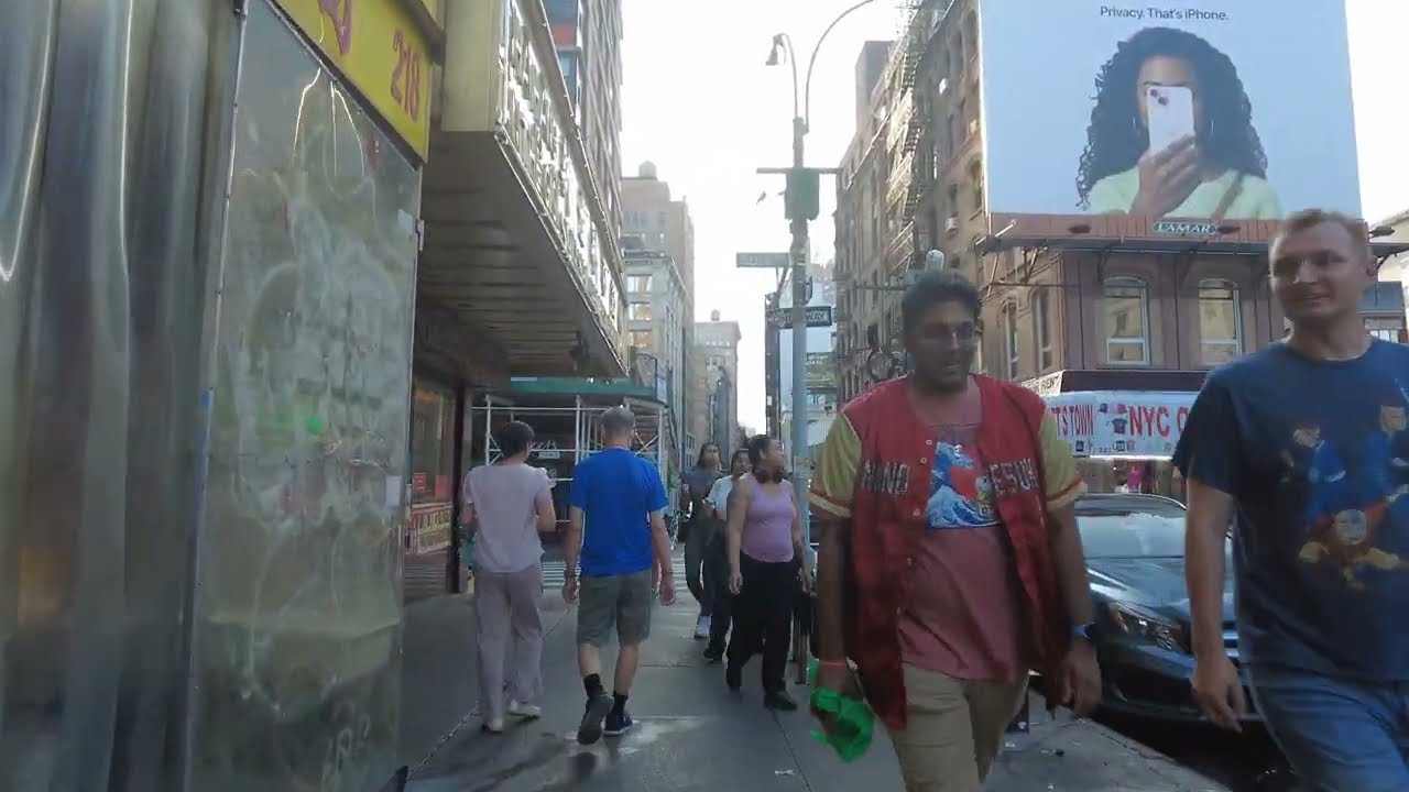New Improvised African Market On Canal Street, NYC