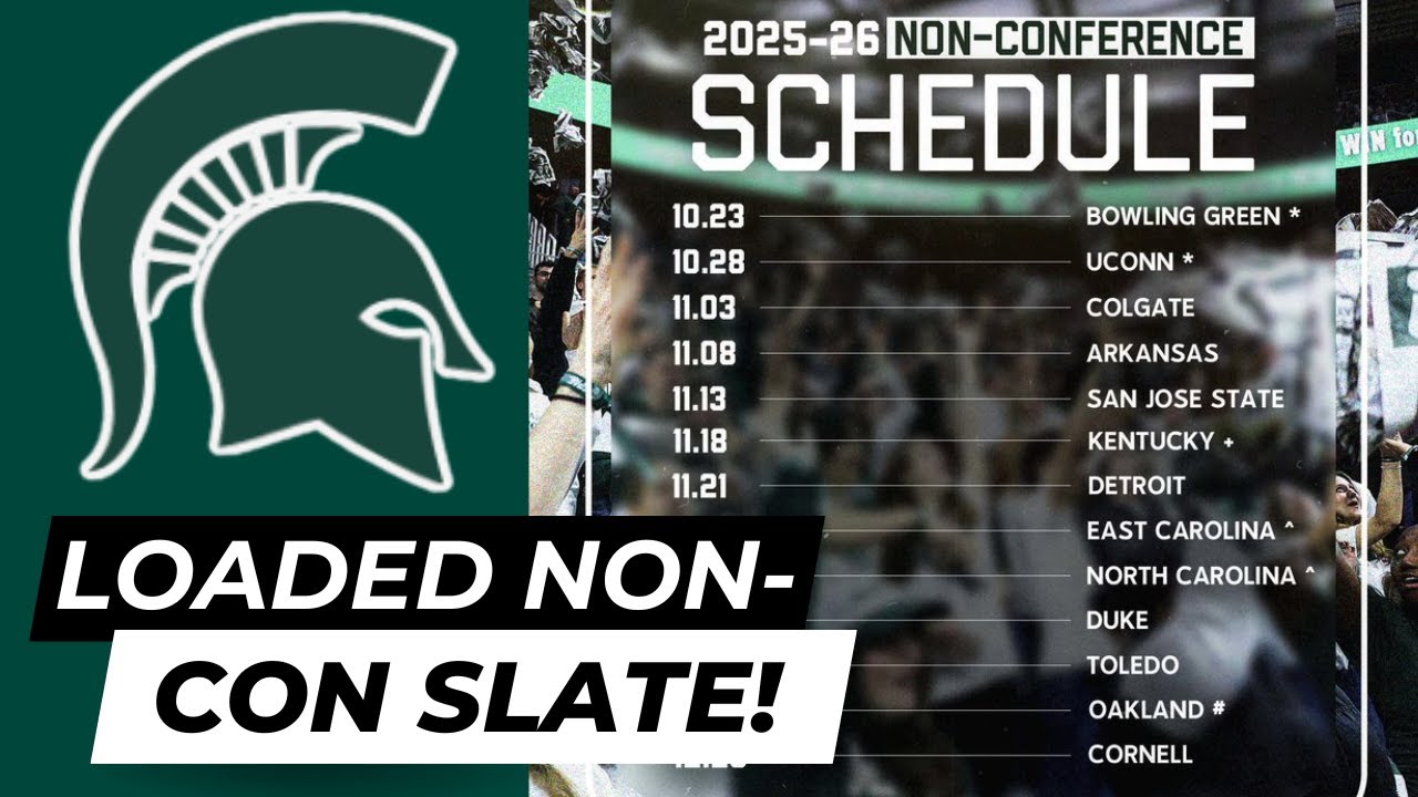 Michigan State Finalizes An Absolutely Loaded Non-Conference Schedule!