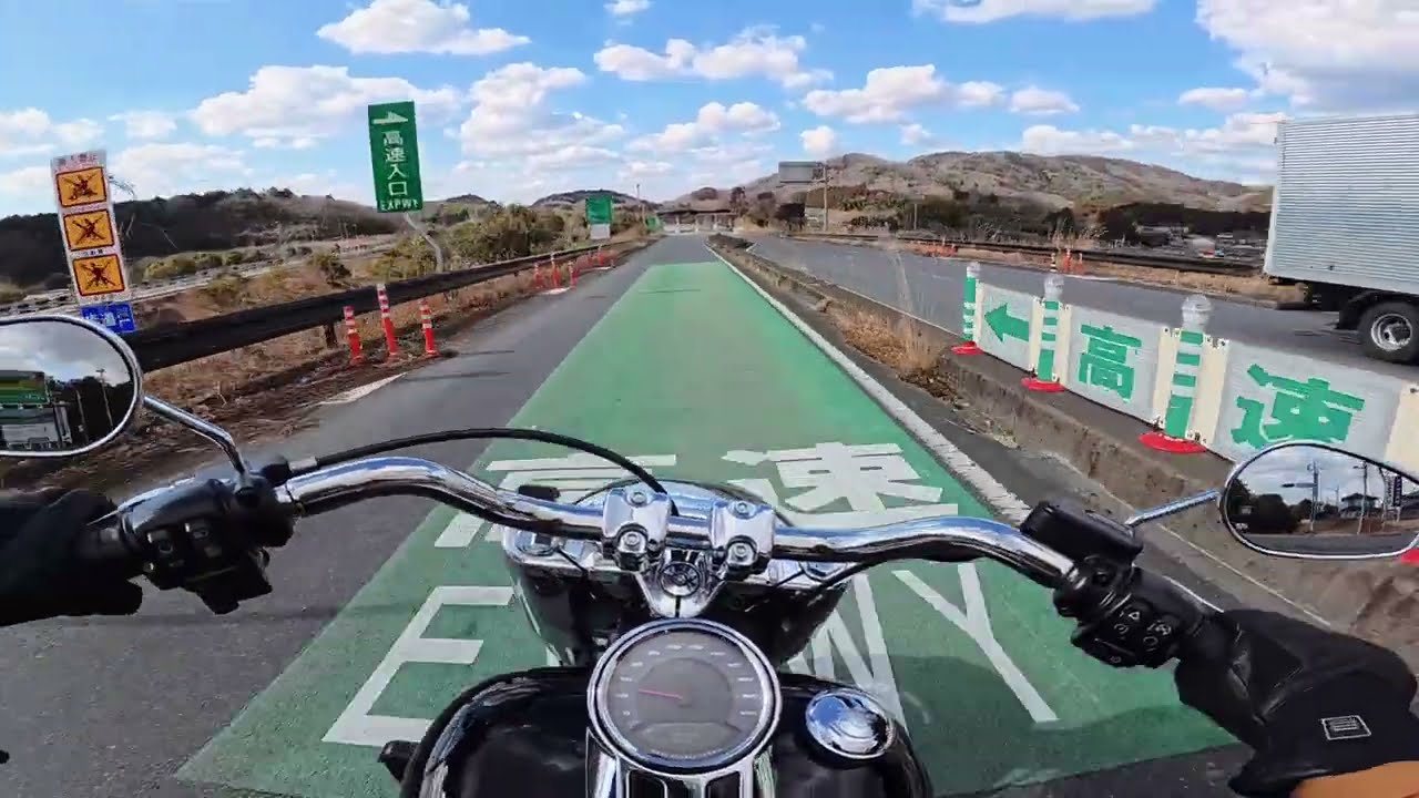 Harley Davidson Fat Boy Ride Ebaraki in JAPAN Touring