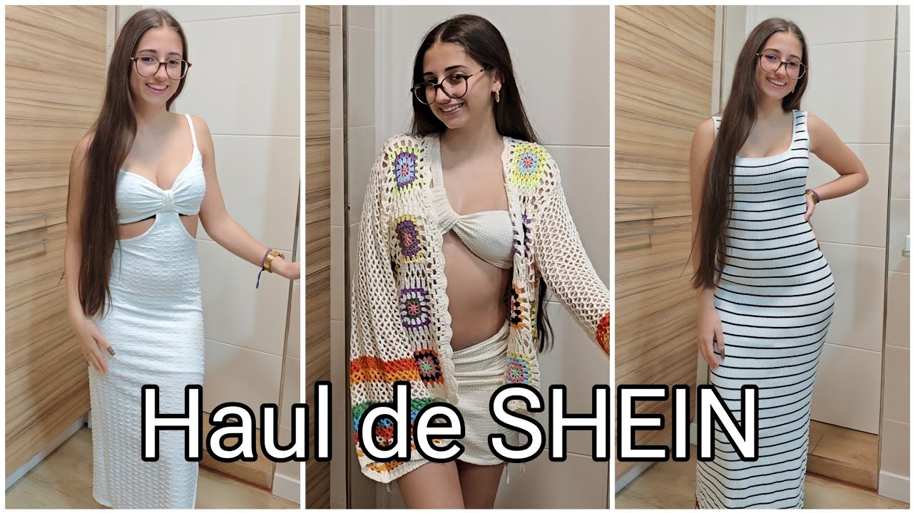 🌷Haul de SHEIN👙👗 mis nuevos outfits de  bikinis y vestidos para disfrutar de la playa este veranito 