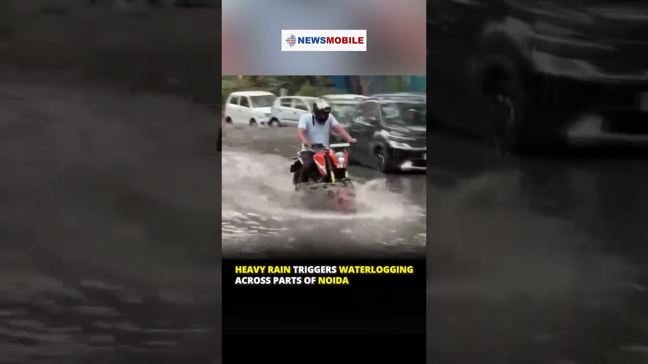 Heavy Rain Triggers Waterlogging Across Parts of Noida