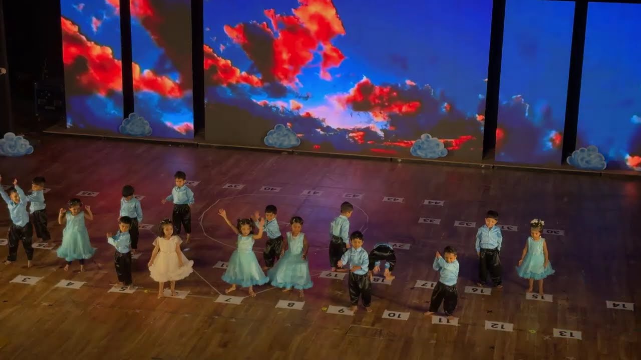 #My little one 1st stage performance #cutebaby 