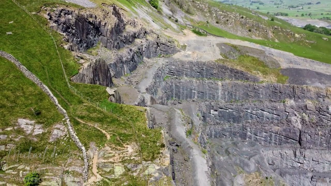 A Drone Flight Over Helwith Quarry