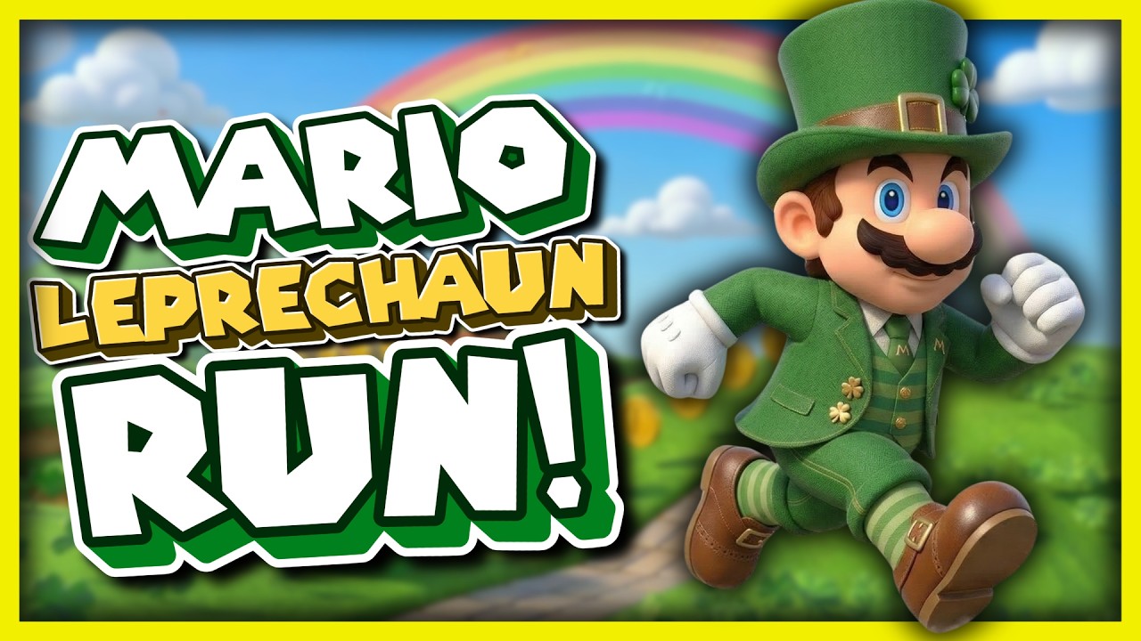 ☘️ Mario Leprechaun Run! ☘️ St. Patrick's Day Brain Break ☘️ Danny Go Noodle ☘️ Immersive Warm Up