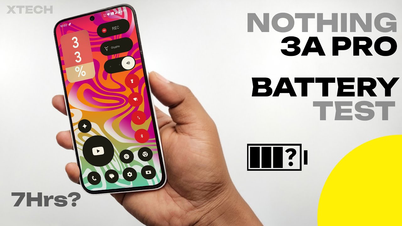 Nothing Phone 3a Pro Battery Test in 2025 - DIDN’T EXPECT THIS! Nothing Phone..