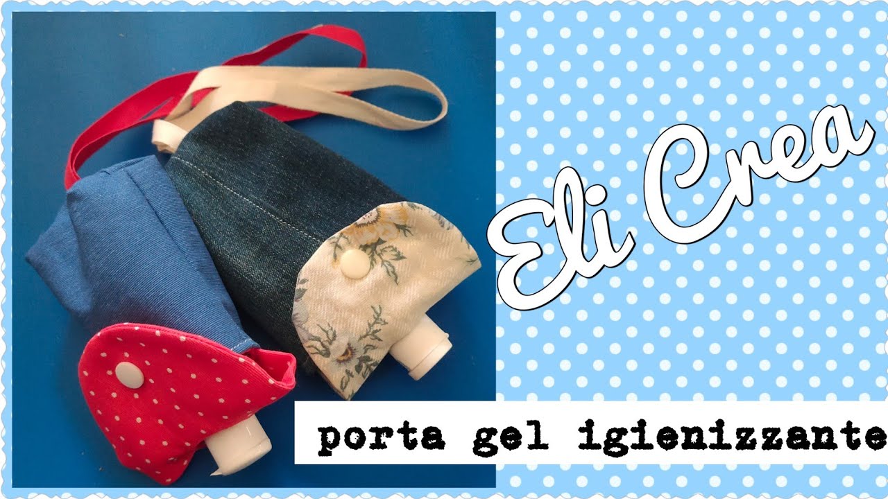 Porta gel igienizzante - Facilissimo - CARTAMODELLO GRATUITO - #elicrea