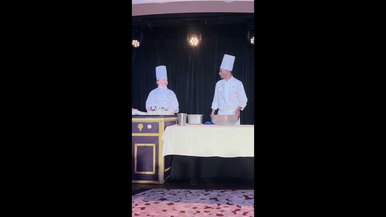 Disney Cruise Lines Anyone Can Cook Series - Apple Strudel onboard the Disney Dream Ship