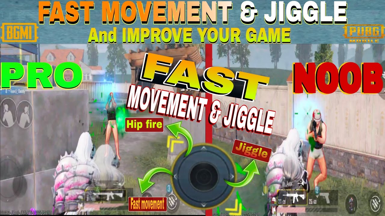 Bgmi & Pubg Fast Movement + Fast Joystick Setting💥100% Head shot Tips | BGMI Close Range Tricks 2025