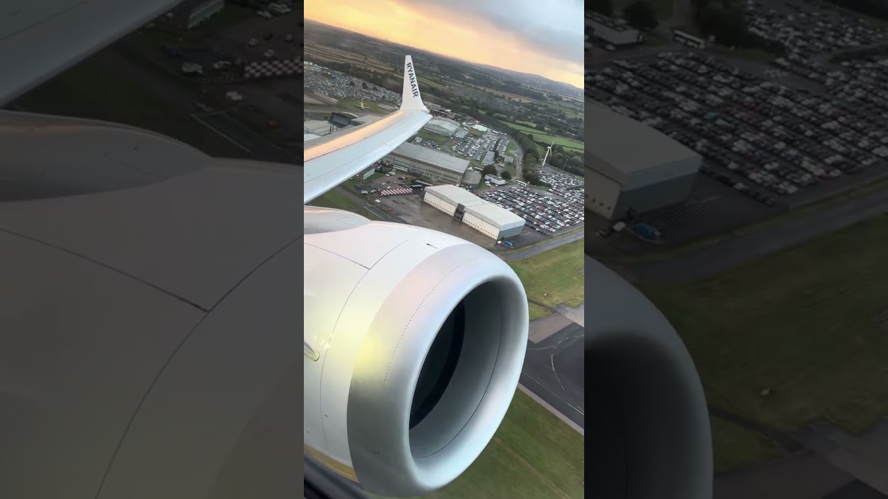 Boeing 737-8200 EI-IJX take-off from East Midlands Airport