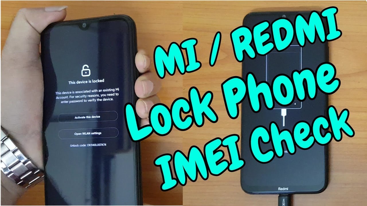 Redmi lock phone imei check | mi lock phone imei check tools.