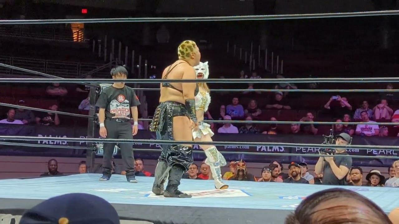 DGUSA THE REBIRTH - VEGAS - 4/16/25 - Starlight Kid and AZM vs HATE (Konami & Natsuko Tora)