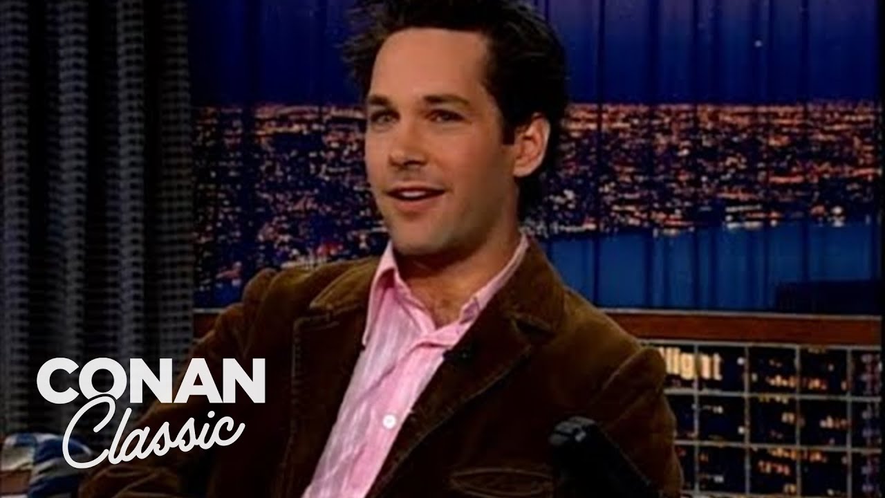 Paul Rudd Spent Thanksgiving At A Bar | Late Night with Conan O’Brien