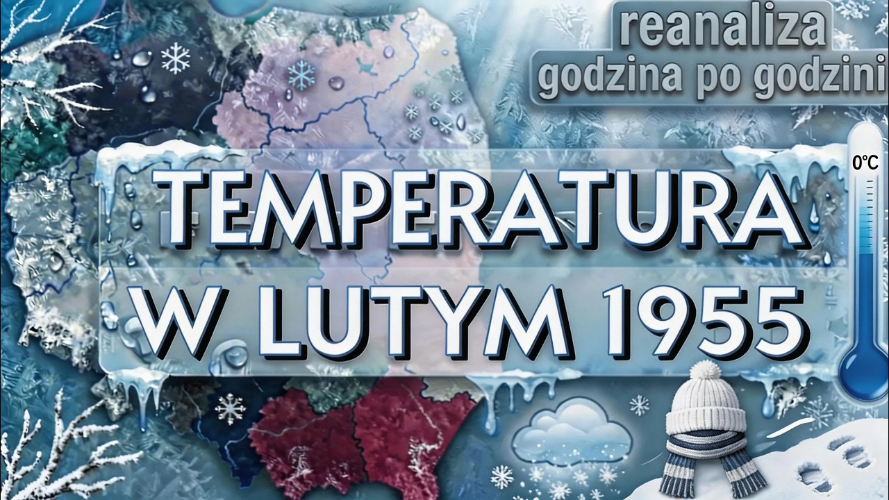 LUTY 1955: Jak zimno było naprawdę? Reanaliza temperatury godzina po godzinie